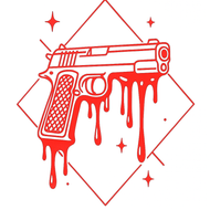 Blooded Gun Tattoo