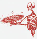 Galaxy Skeleton Art