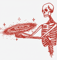 Galaxy Skeleton Art