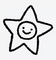 Smiley Star Tattoo